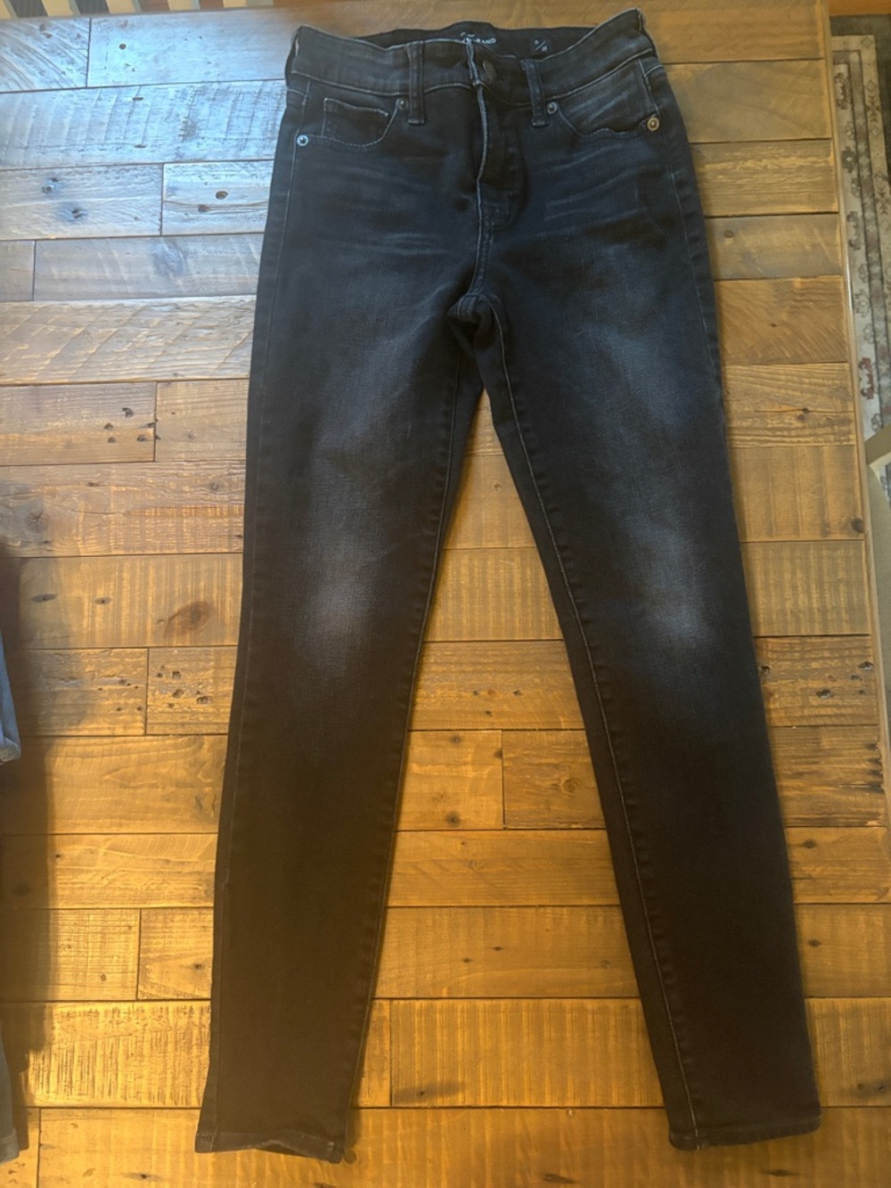 Lucky Brand Women's Faded Black Skinny Jeans